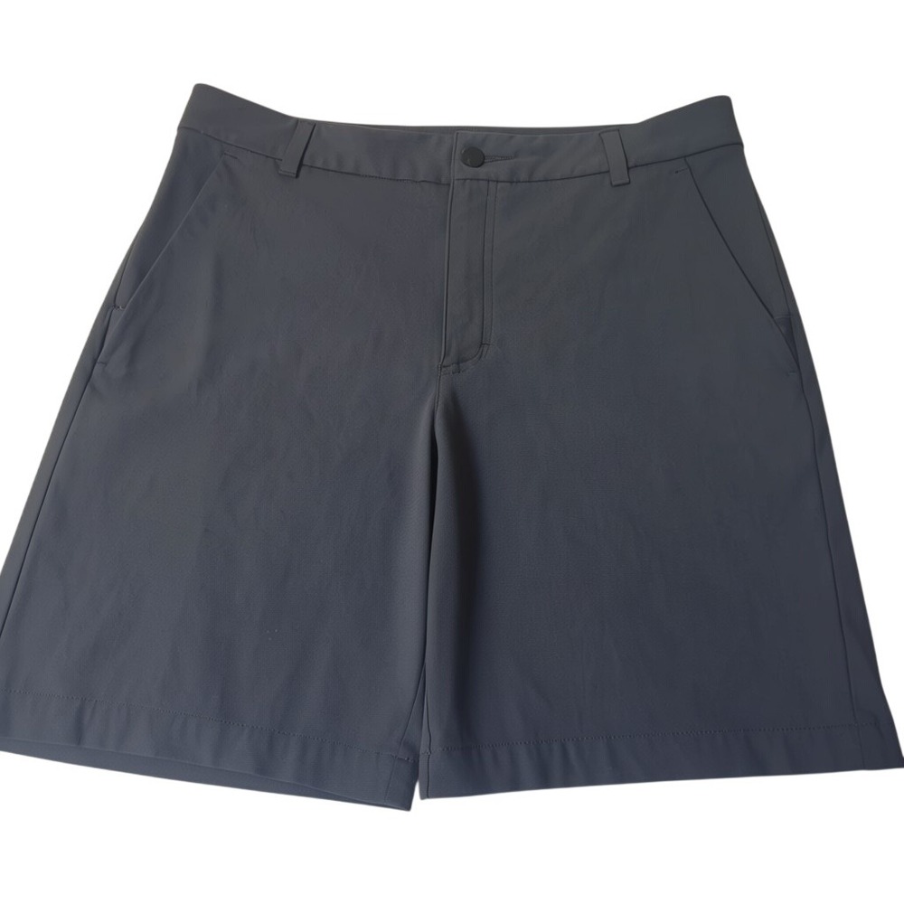 VRST Golf Shorts Mens 34‎ Gray Charcoal Performance Flat Front Stretch Active